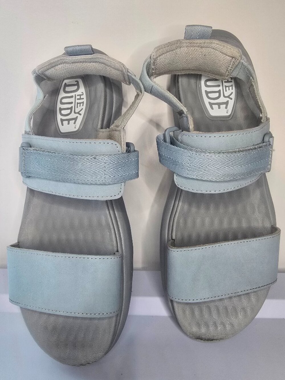Hey Dude Women's Collins Mono Sport Sandal - Light Blue